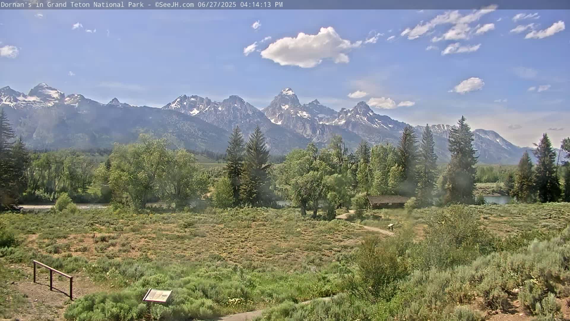 Grand Teton National Park  Live Cam - Moose, Teton, Wyoming, USA