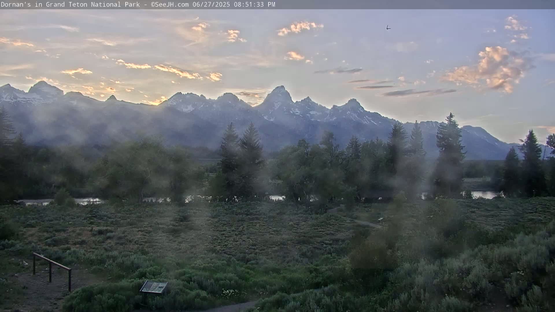 Grand Teton National Park  Live Cam - Moose, Teton, Wyoming, USA