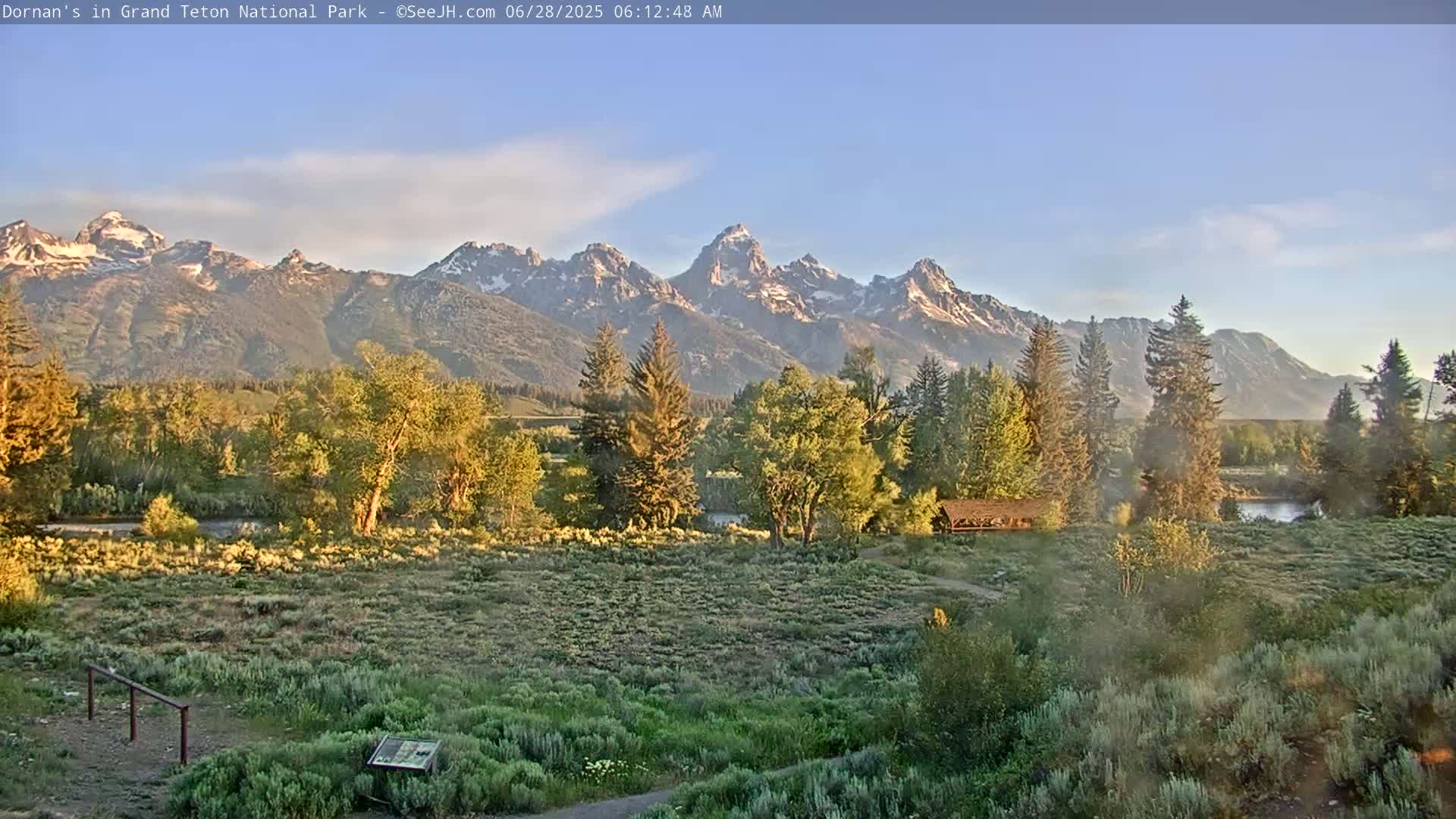 Grand Teton National Park  Live Cam - Moose, Teton, Wyoming, USA