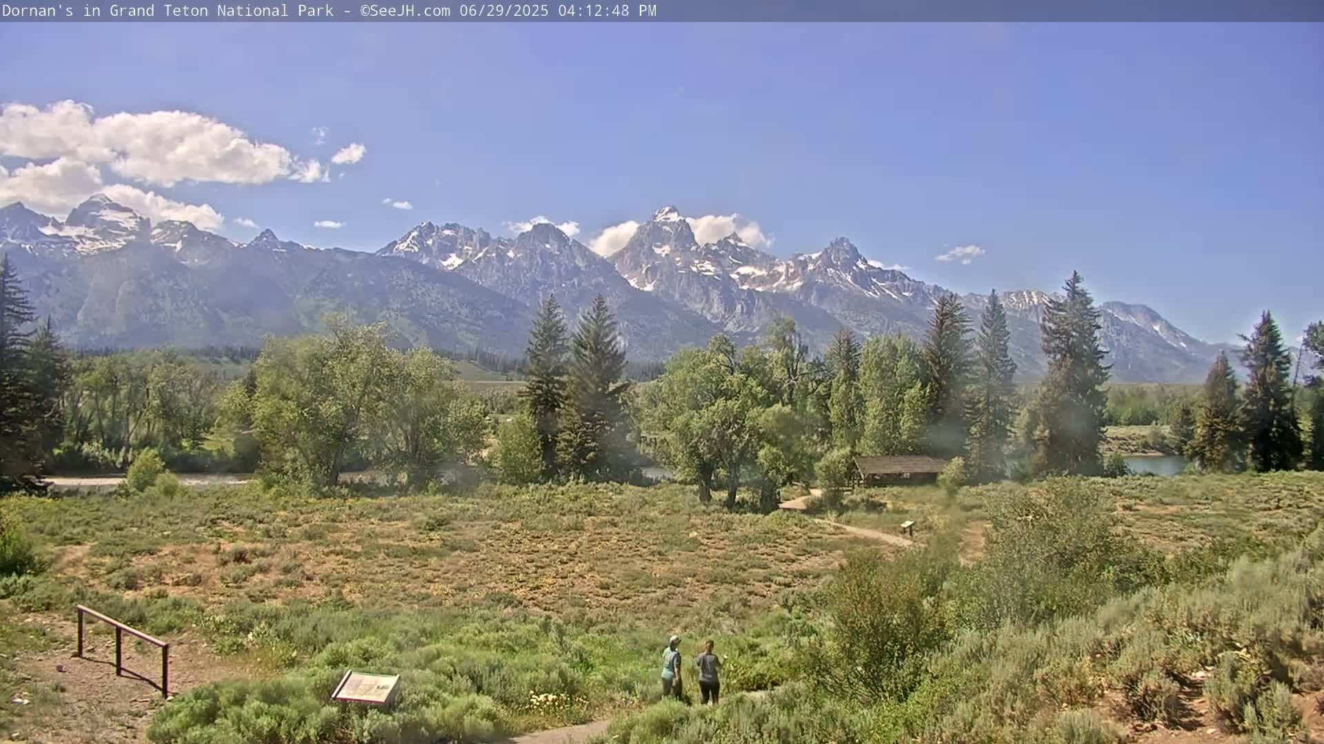 Grand Teton National Park  Live Cam - Moose, Teton, Wyoming, USA