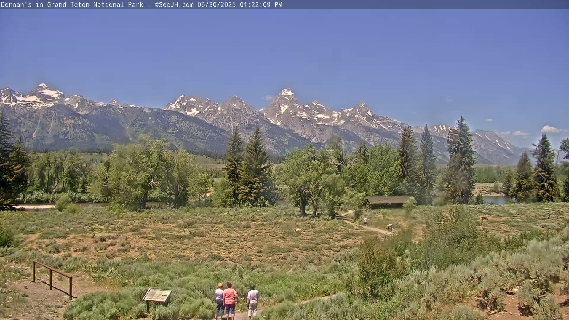 Grand Teton National Park  Live Cam - Moose, Teton, Wyoming, USA