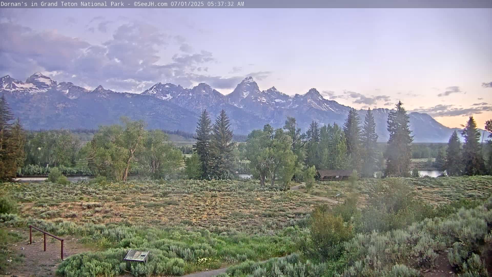 Grand Teton National Park  Live Cam - Moose, Teton, Wyoming, USA