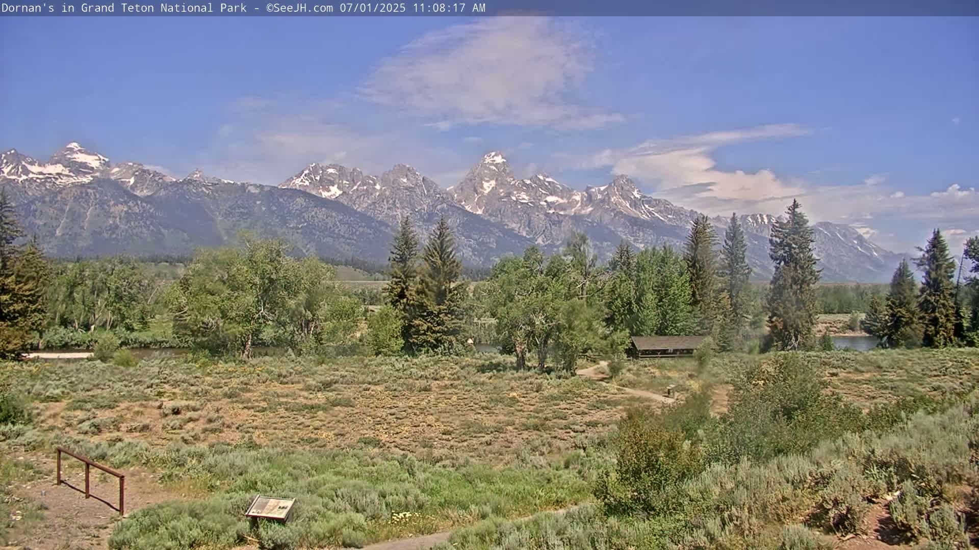 Grand Teton National Park  Live Cam - Moose, Teton, Wyoming, USA