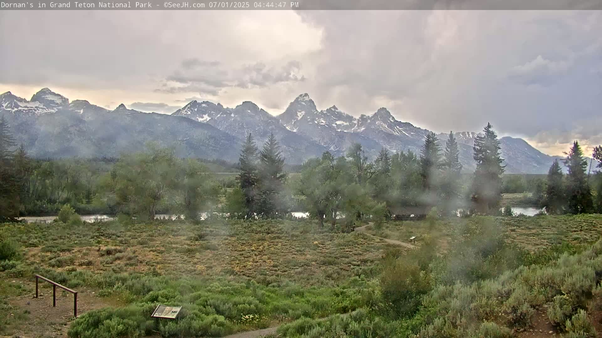 Grand Teton National Park  Live Cam - Moose, Teton, Wyoming, USA