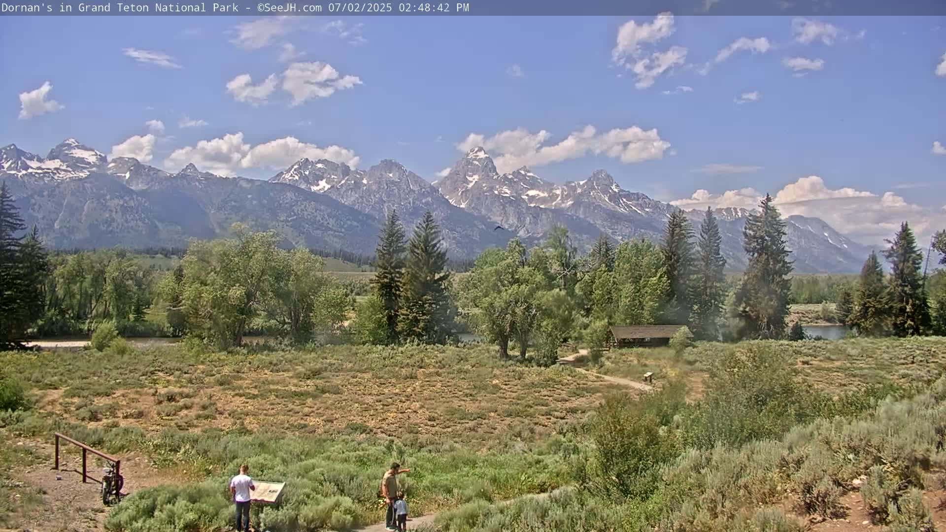 Grand Teton National Park  Live Cam - Moose, Teton, Wyoming, USA