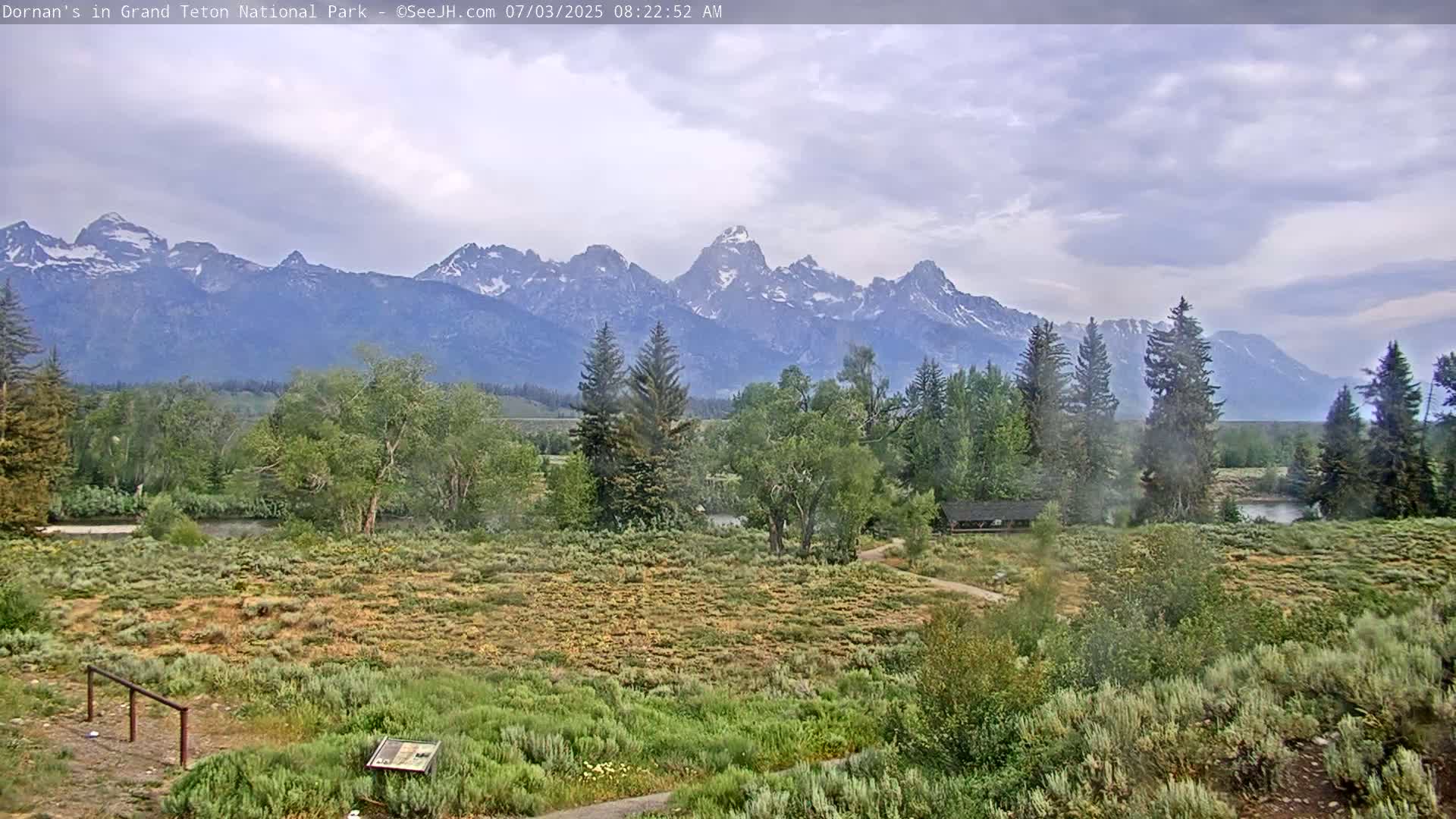 Grand Teton National Park  Live Cam - Moose, Teton, Wyoming, USA