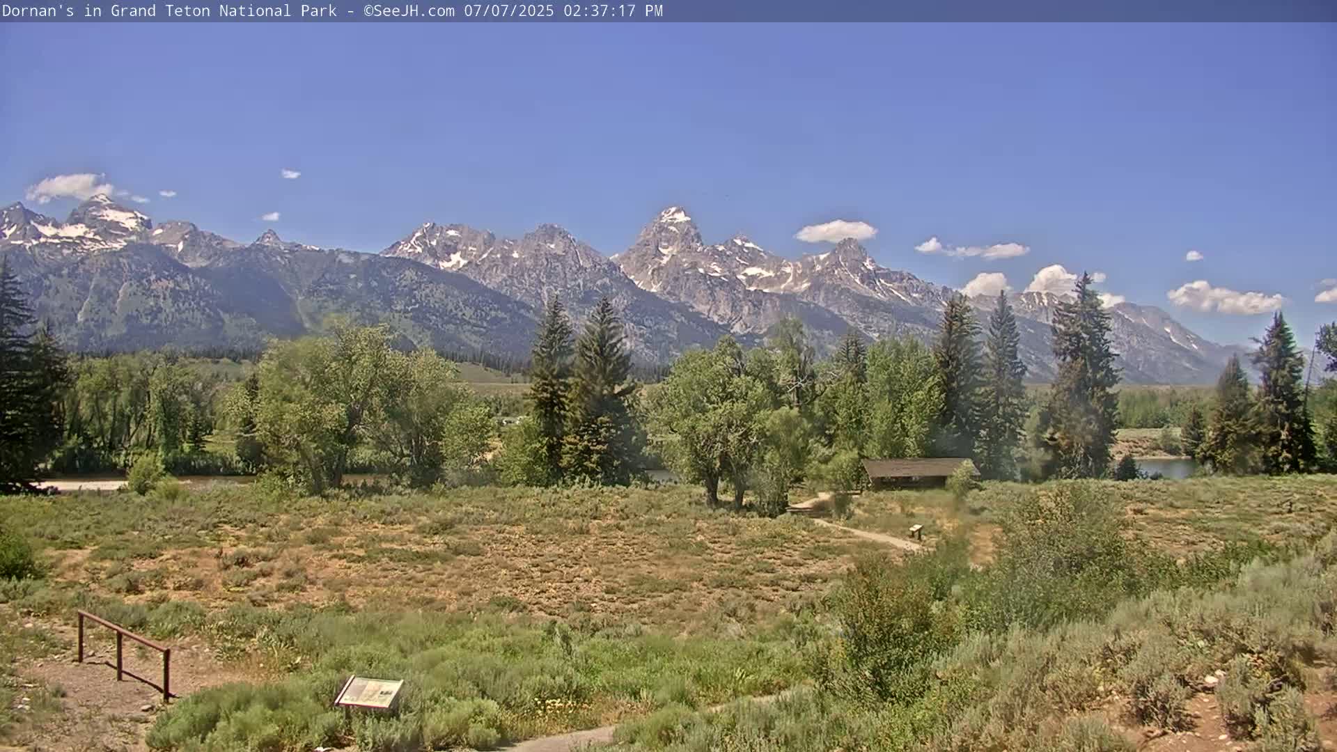 Grand Teton National Park  Live Cam - Moose, Teton, Wyoming, USA