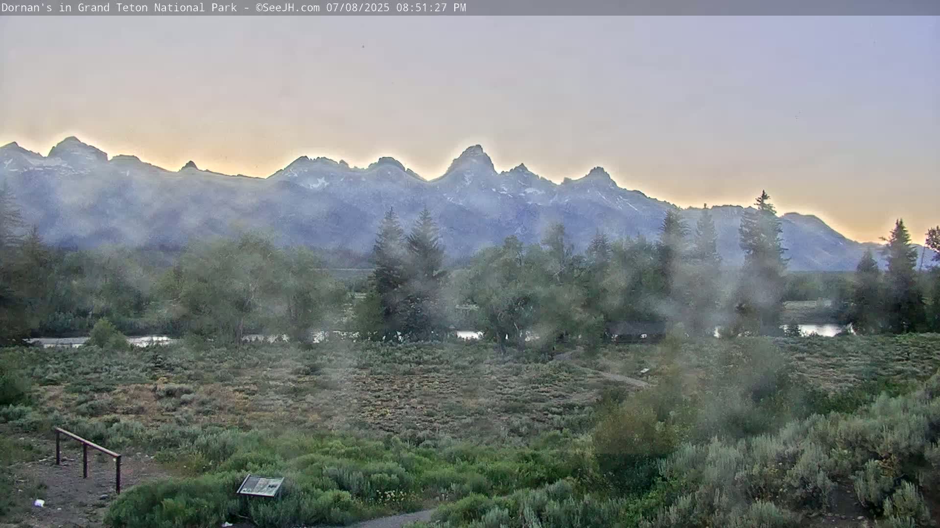 Grand Teton National Park  Live Cam - Moose, Teton, Wyoming, USA