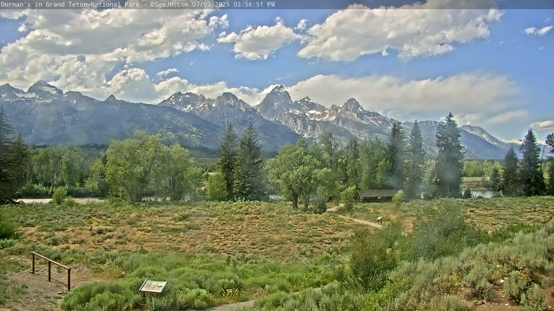 Grand Teton National Park  Live Cam - Moose, Teton, Wyoming, USA