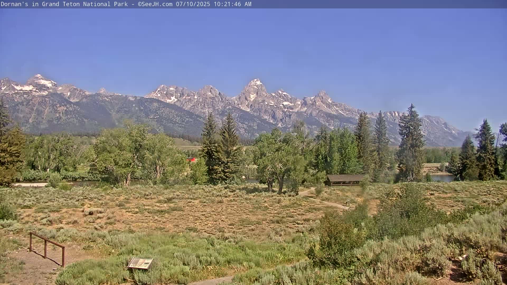 Grand Teton National Park  Live Cam - Moose, Teton, Wyoming, USA