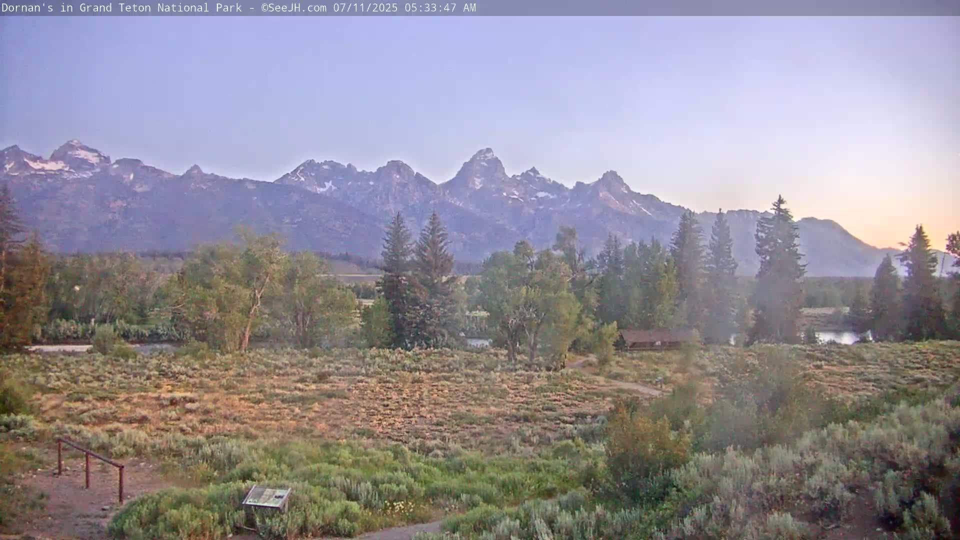 Grand Teton National Park  Live Cam - Moose, Teton, Wyoming, USA