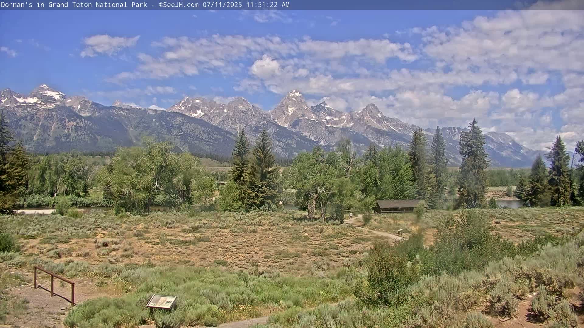 Grand Teton National Park  Live Cam - Moose, Teton, Wyoming, USA