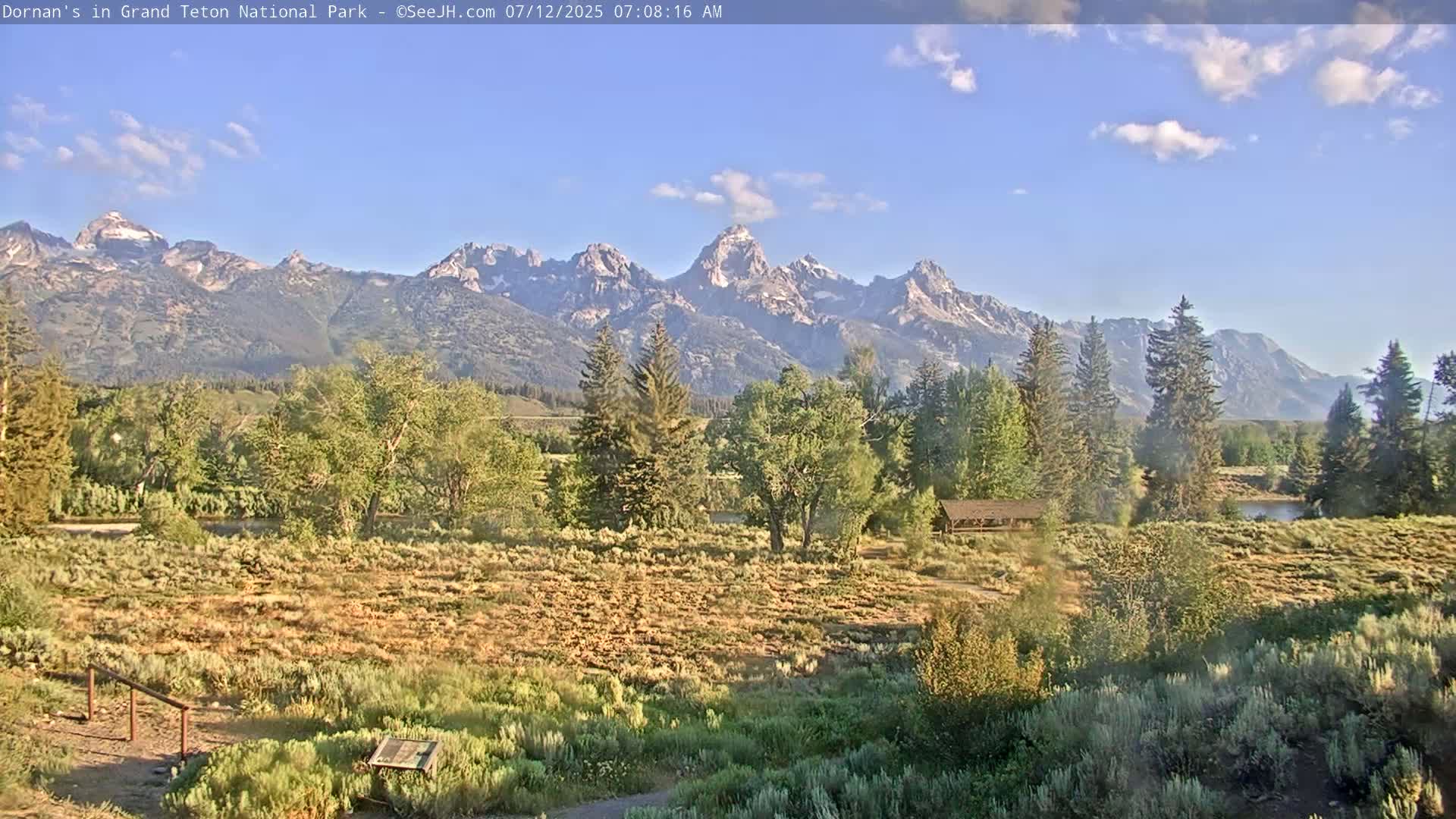 Grand Teton National Park  Live Cam - Moose, Teton, Wyoming, USA