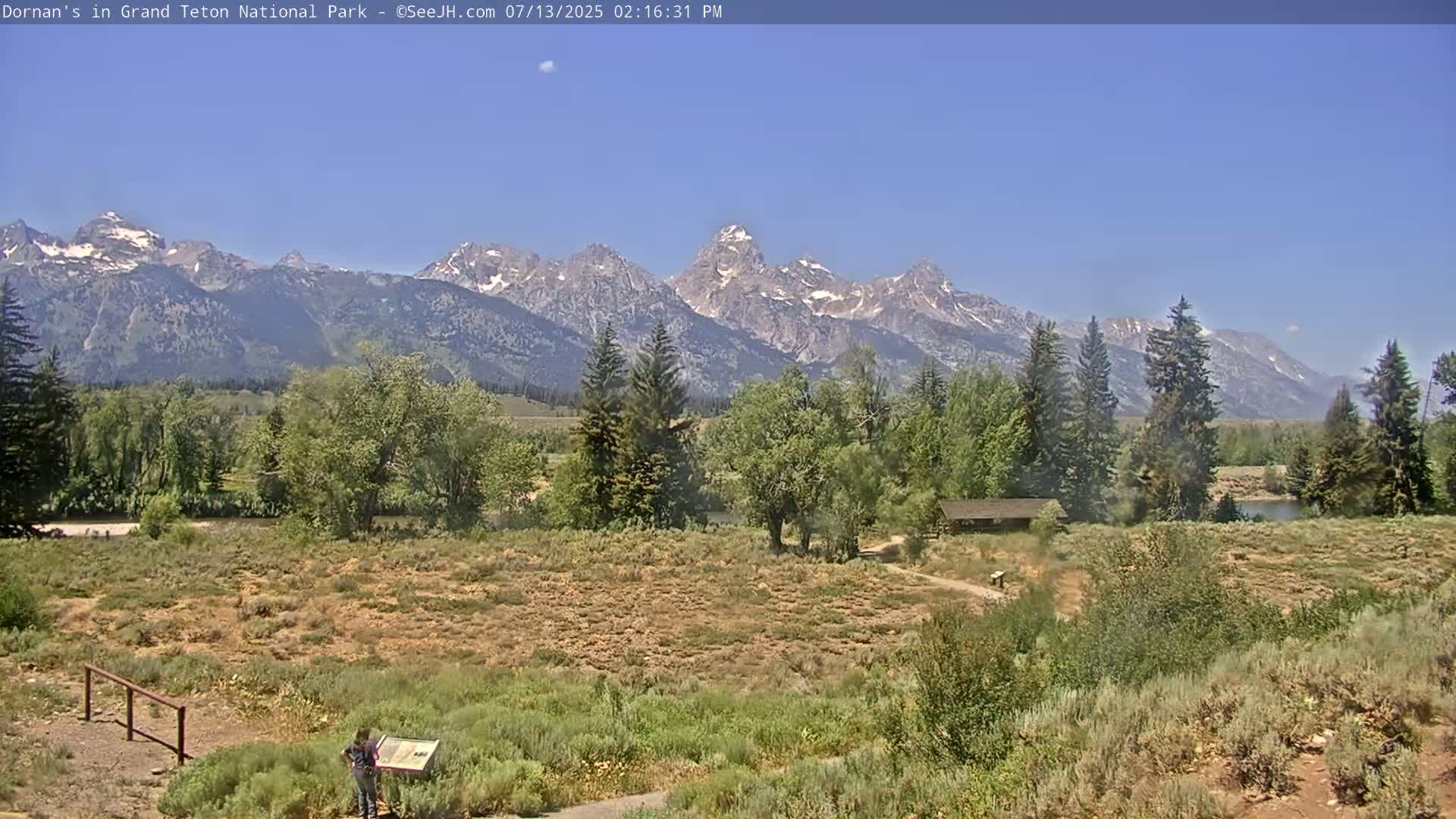 Grand Teton National Park  Live Cam - Moose, Teton, Wyoming, USA