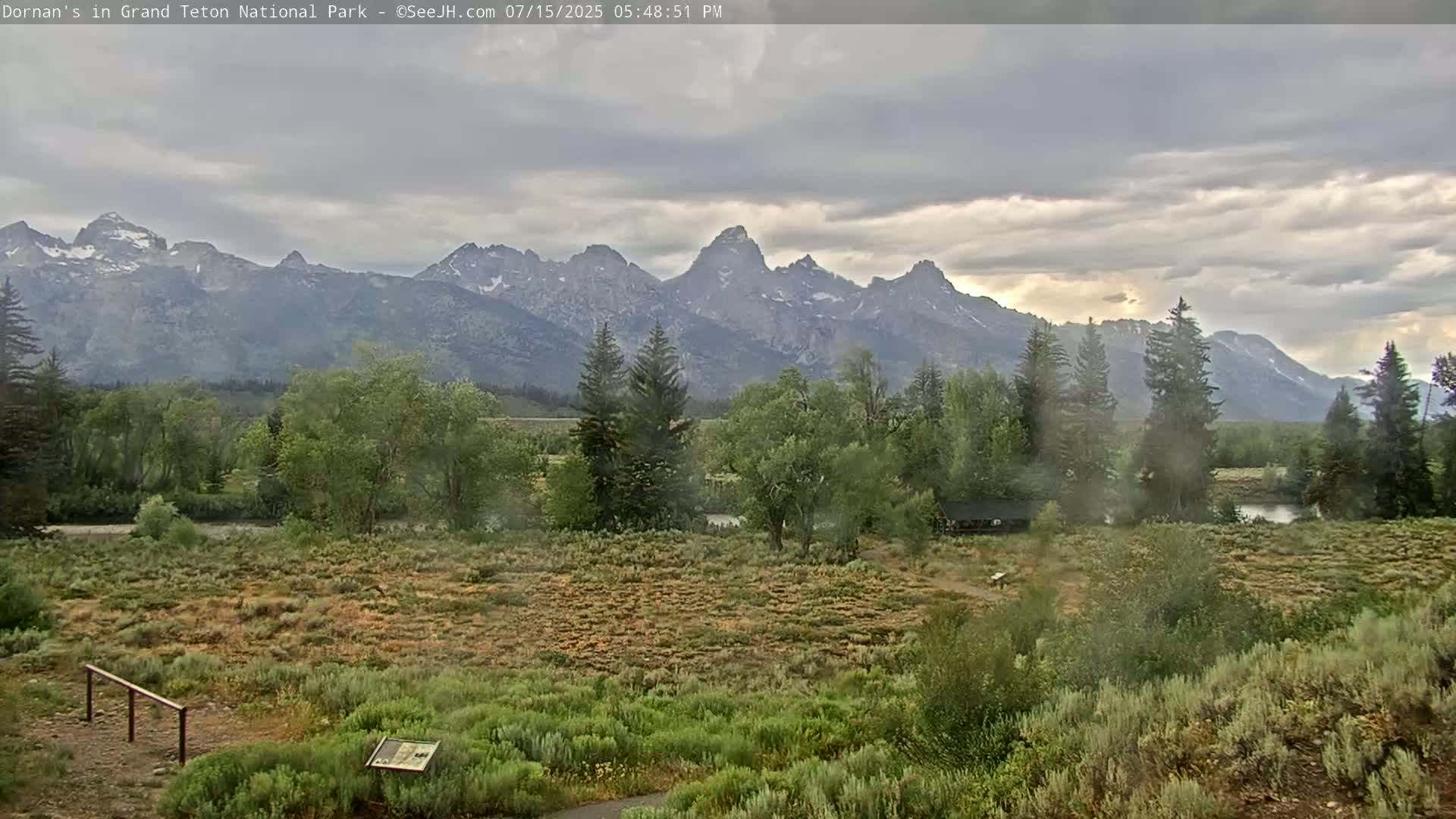 Grand Teton National Park  Live Cam - Moose, Teton, Wyoming, USA