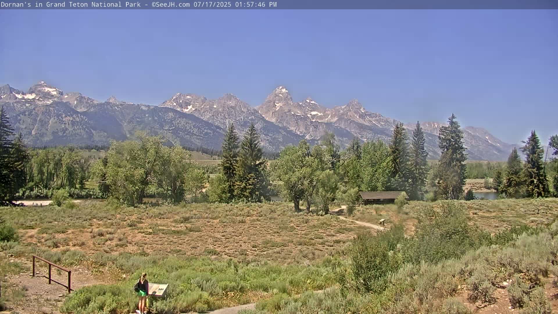 Grand Teton National Park  Live Cam - Moose, Teton, Wyoming, USA