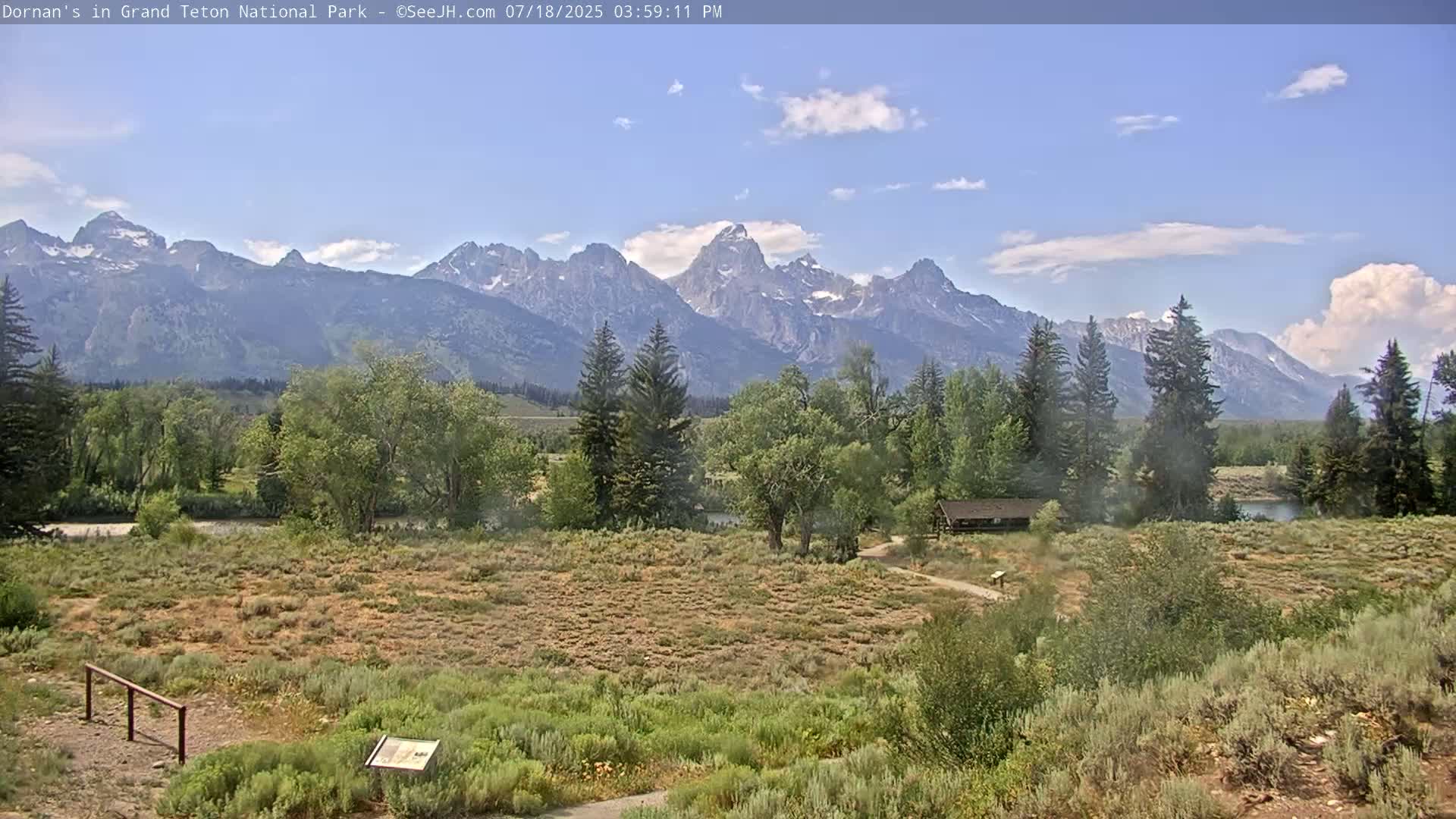Grand Teton National Park  Live Cam - Moose, Teton, Wyoming, USA