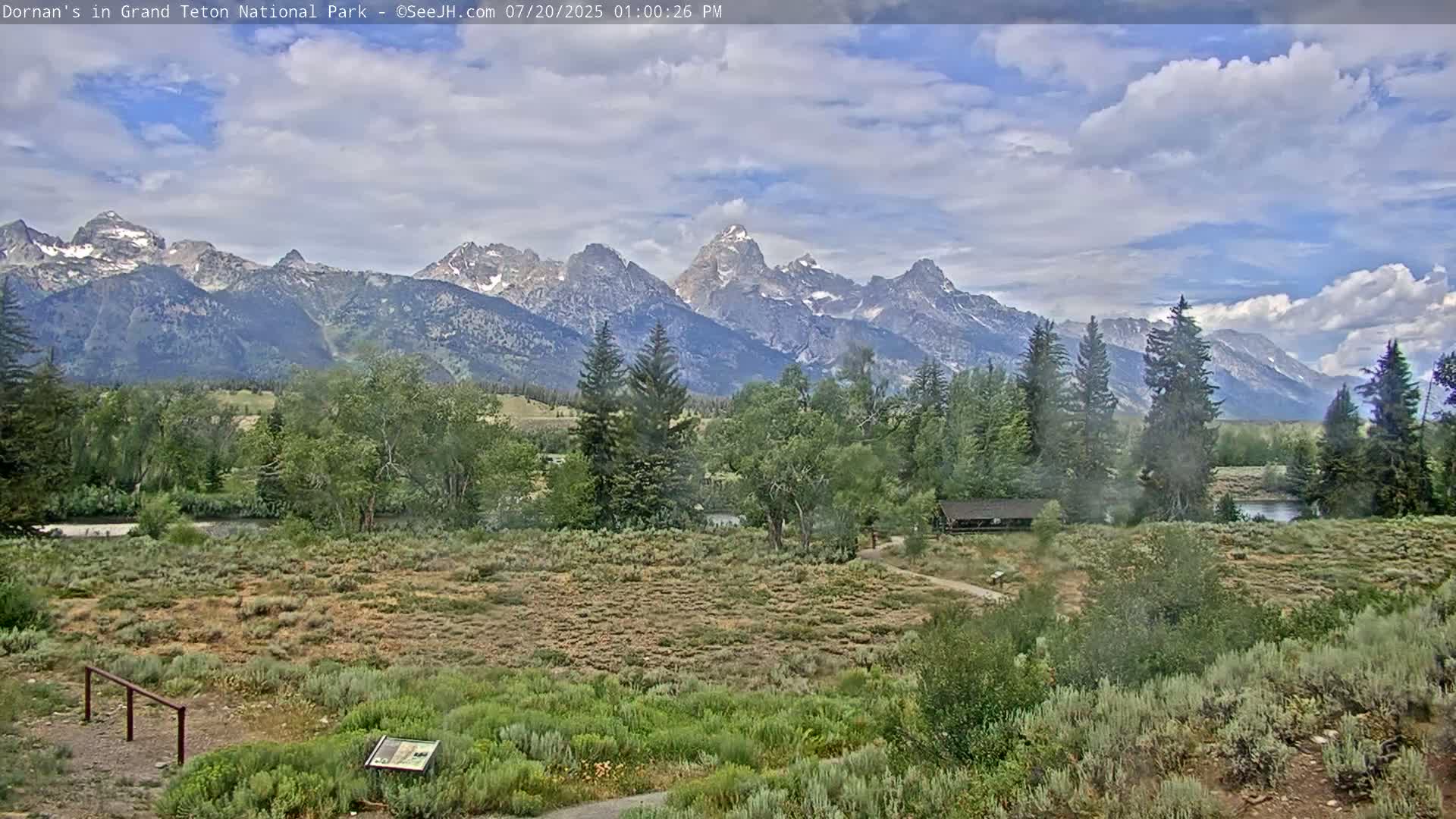 Grand Teton National Park  Live Cam - Moose, Teton, Wyoming, USA