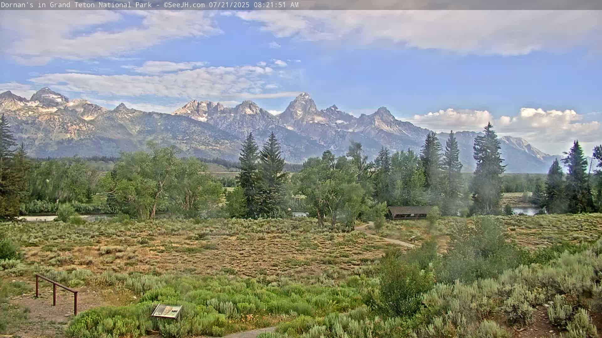 Grand Teton National Park  Live Cam - Moose, Teton, Wyoming, USA