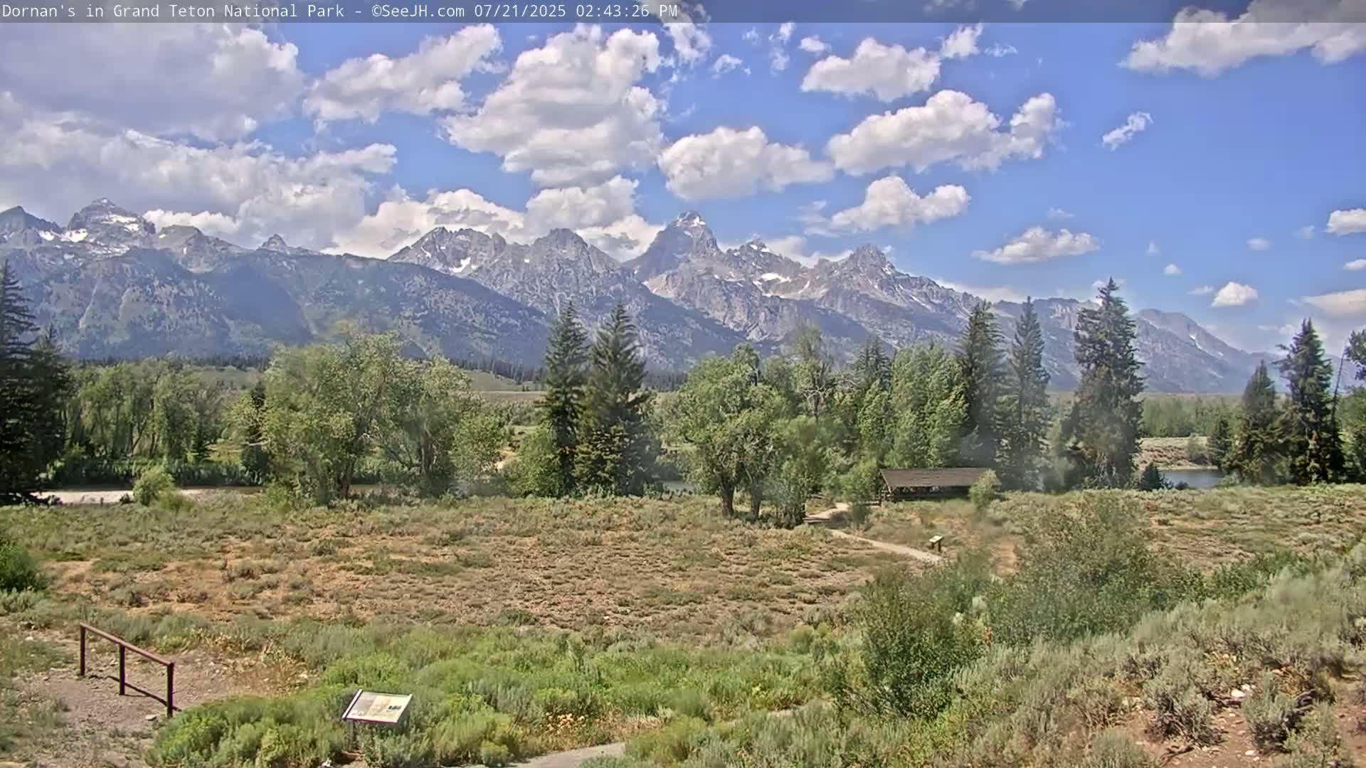 Grand Teton National Park  Live Cam - Moose, Teton, Wyoming, USA