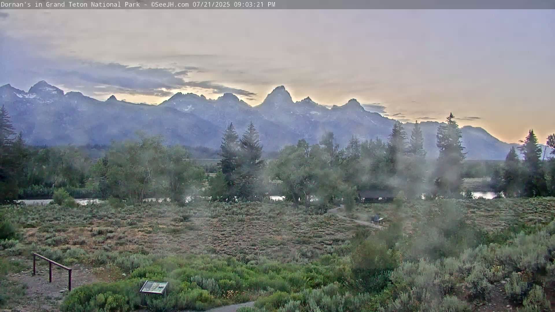 Grand Teton National Park  Live Cam - Moose, Teton, Wyoming, USA