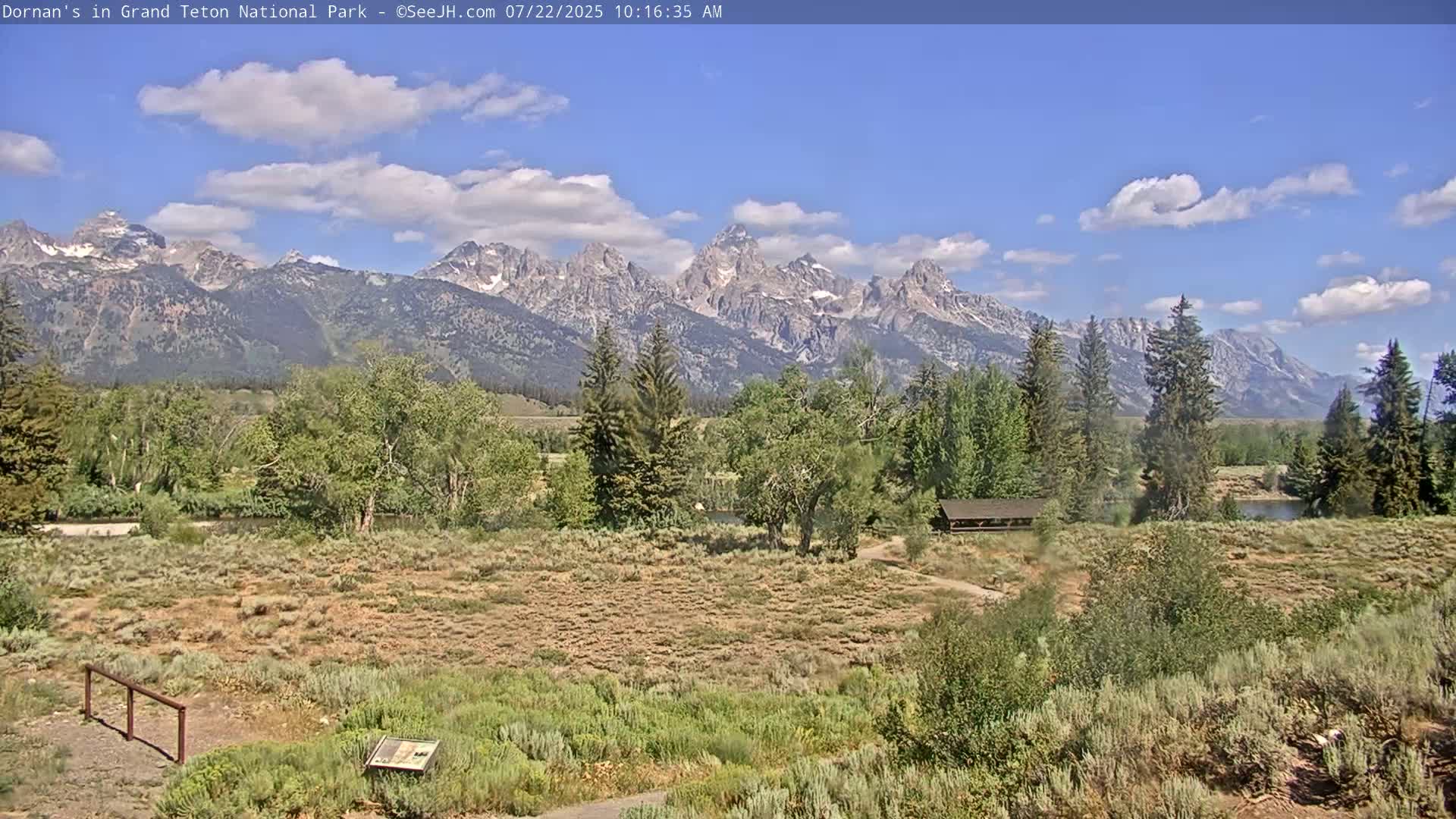 Grand Teton National Park  Live Cam - Moose, Teton, Wyoming, USA
