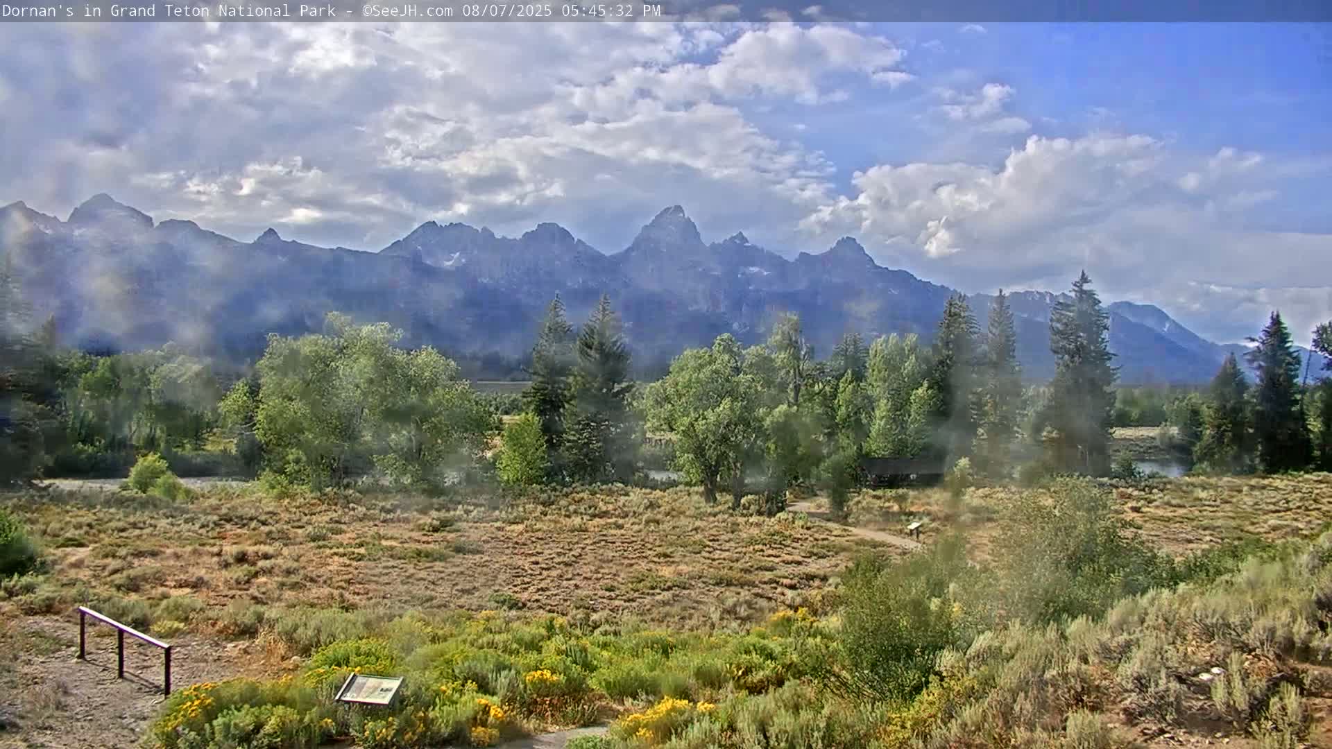 Grand Teton National Park  Live Cam - Moose, Teton, Wyoming, USA