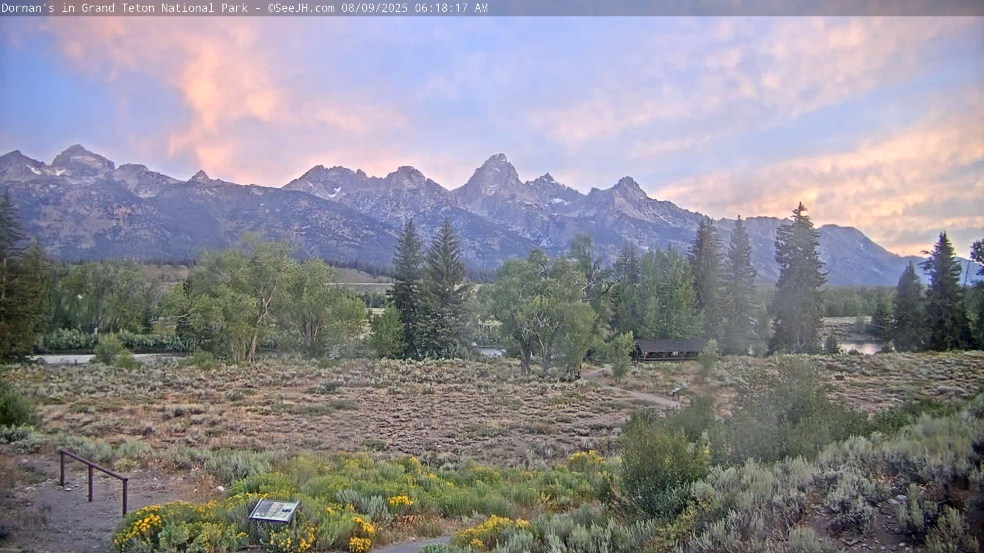 Grand Teton National Park  Live Cam - Moose, Teton, Wyoming, USA