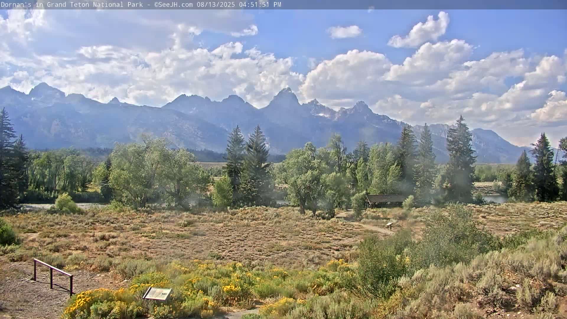 Grand Teton National Park  Live Cam - Moose, Teton, Wyoming, USA