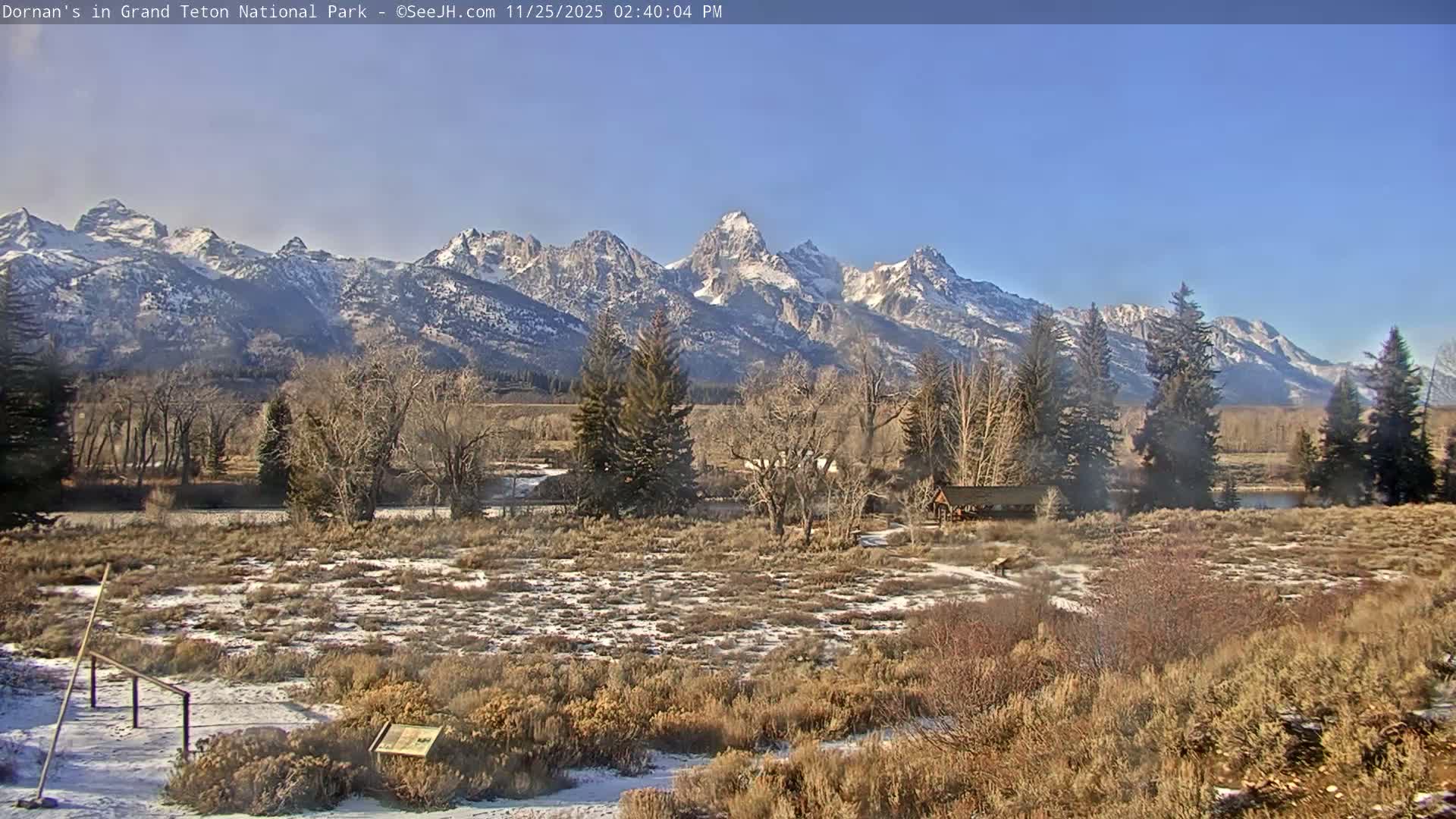 Grand Teton National Park  Live Cam - Moose, Teton, Wyoming, USA