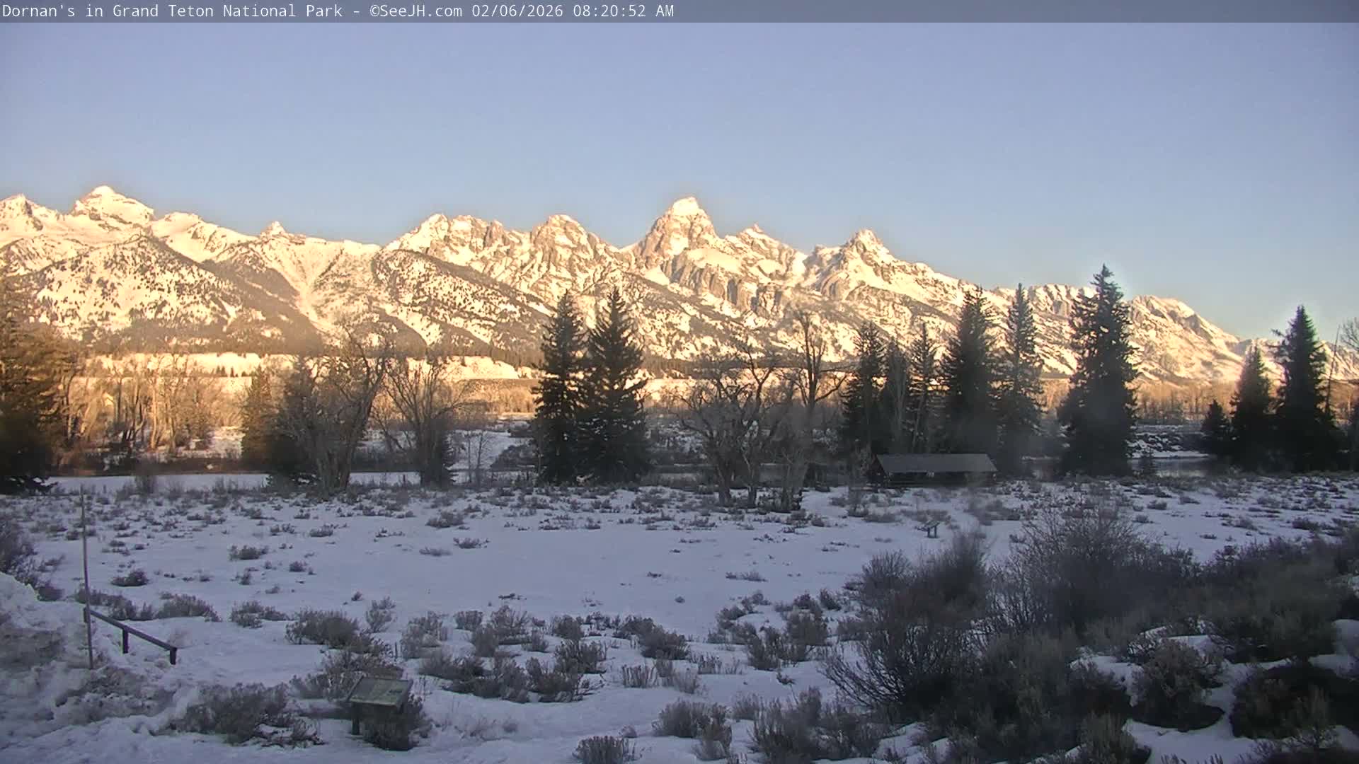 Grand Teton National Park  Live Cam - Moose, Teton, Wyoming, USA