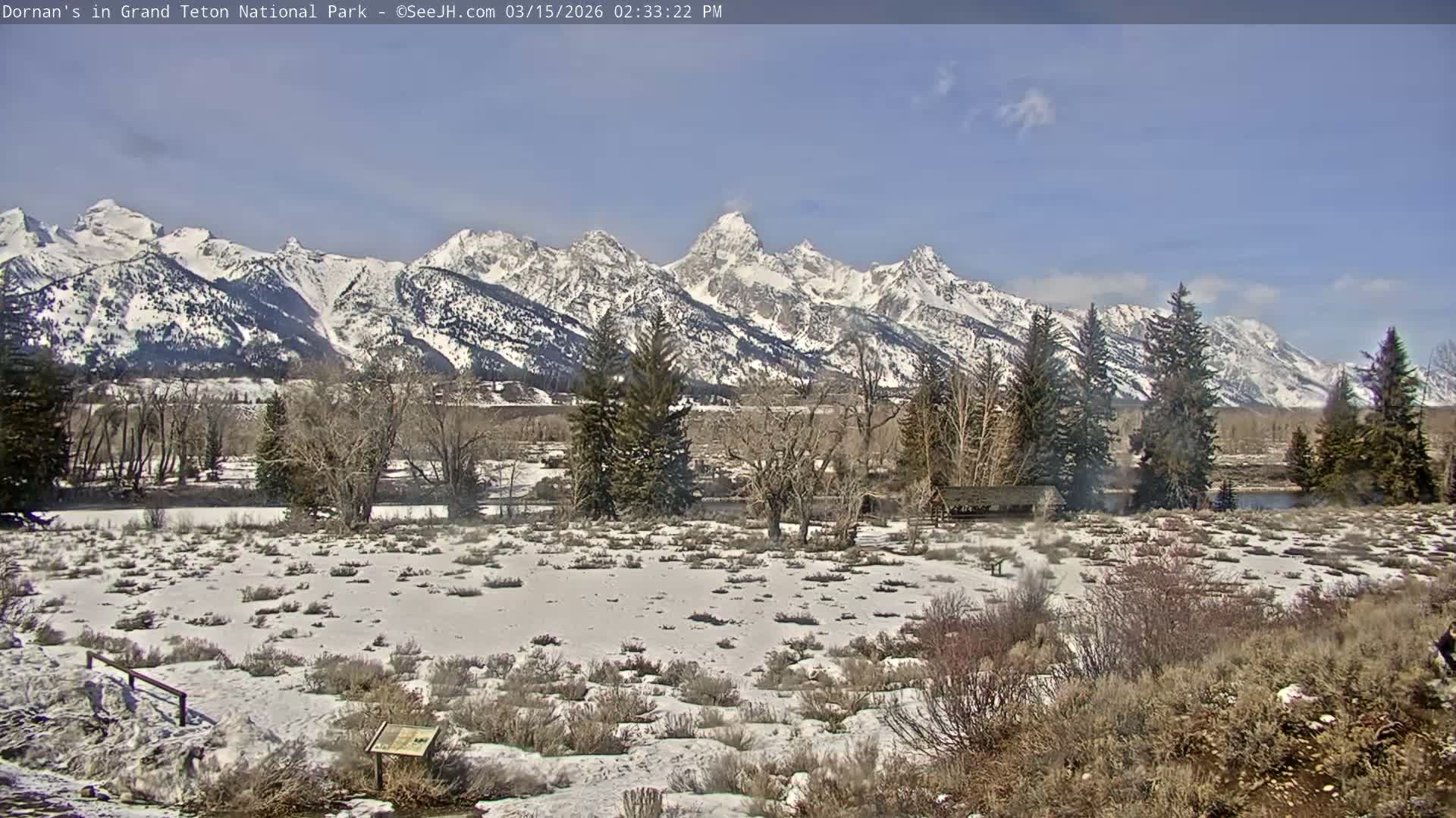 Grand Teton National Park  Live Cam - Moose, Teton, Wyoming, USA