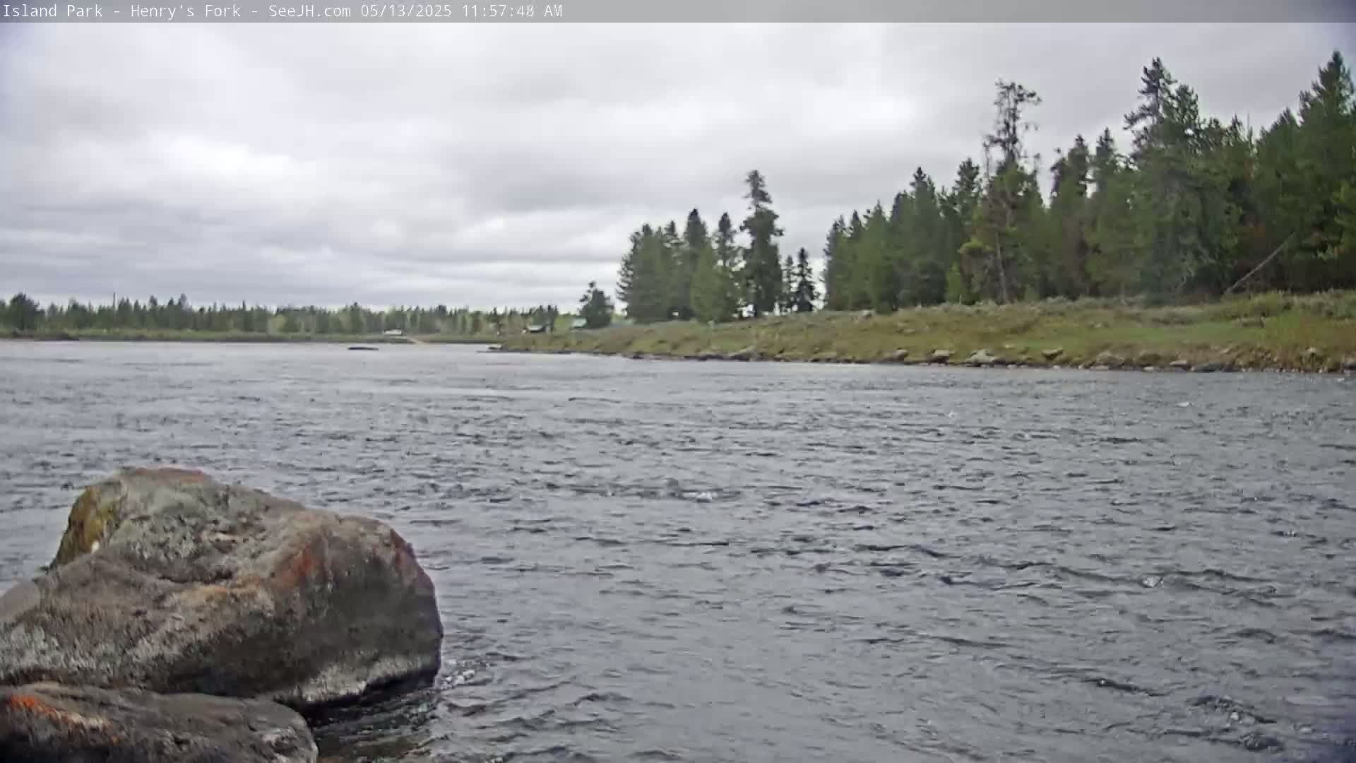 Henry's Fork River from Island Park Village  Live Cam - Island Park, Fremont, Idaho, USA