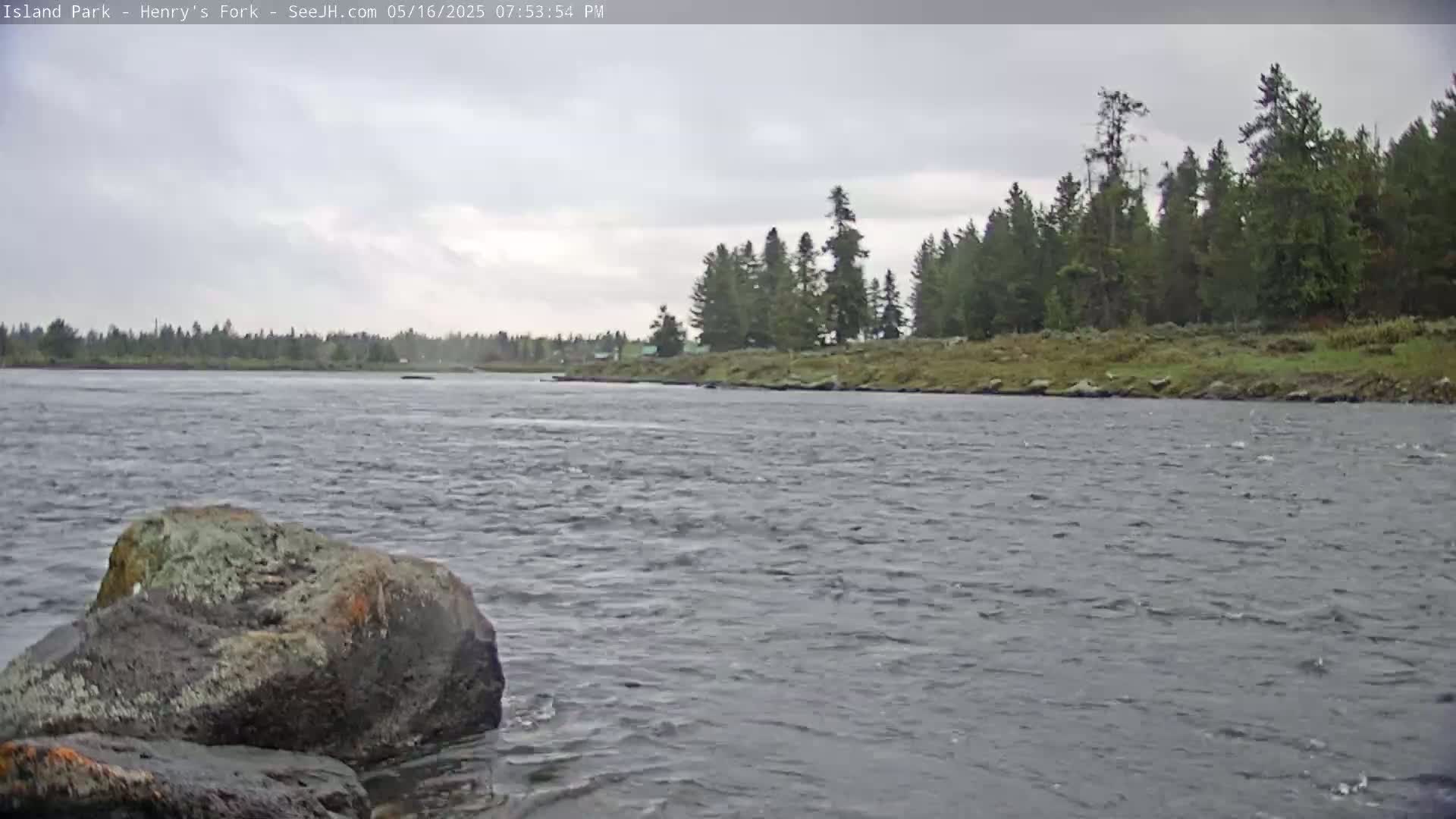 Henry's Fork River from Island Park Village  Live Cam - Island Park, Fremont, Idaho, USA