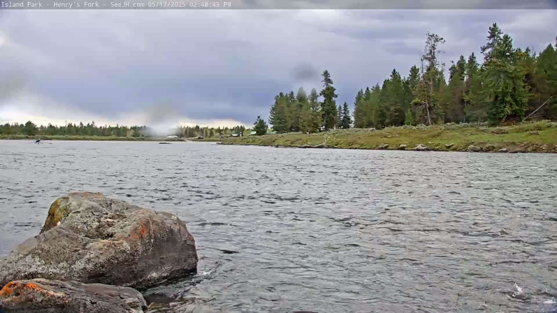 Henry's Fork River from Island Park Village  Live Cam - Island Park, Fremont, Idaho, USA