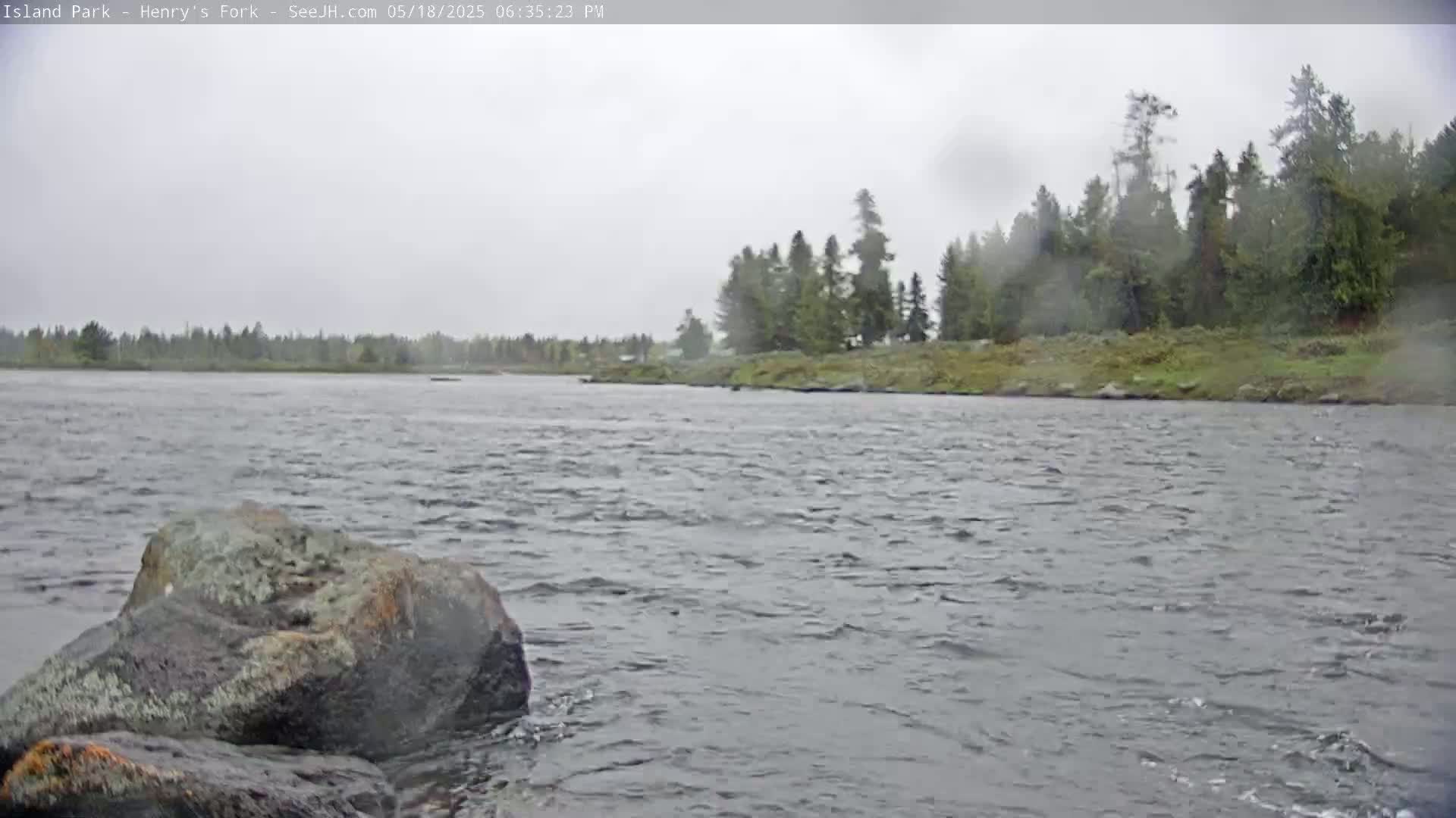 Henry's Fork River from Island Park Village  Live Cam - Island Park, Fremont, Idaho, USA