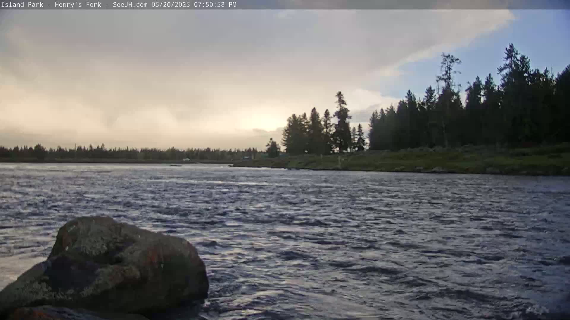 Henry's Fork River from Island Park Village  Live Cam - Island Park, Fremont, Idaho, USA
