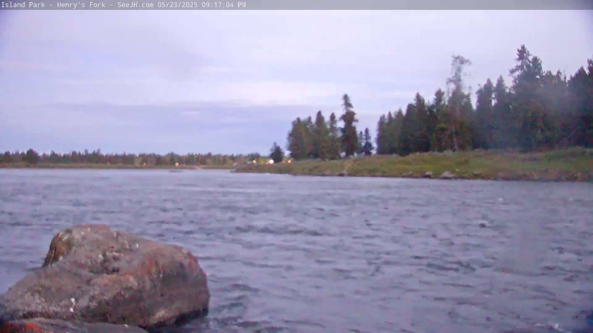 Henry's Fork River from Island Park Village  Live Cam - Island Park, Fremont, Idaho, USA