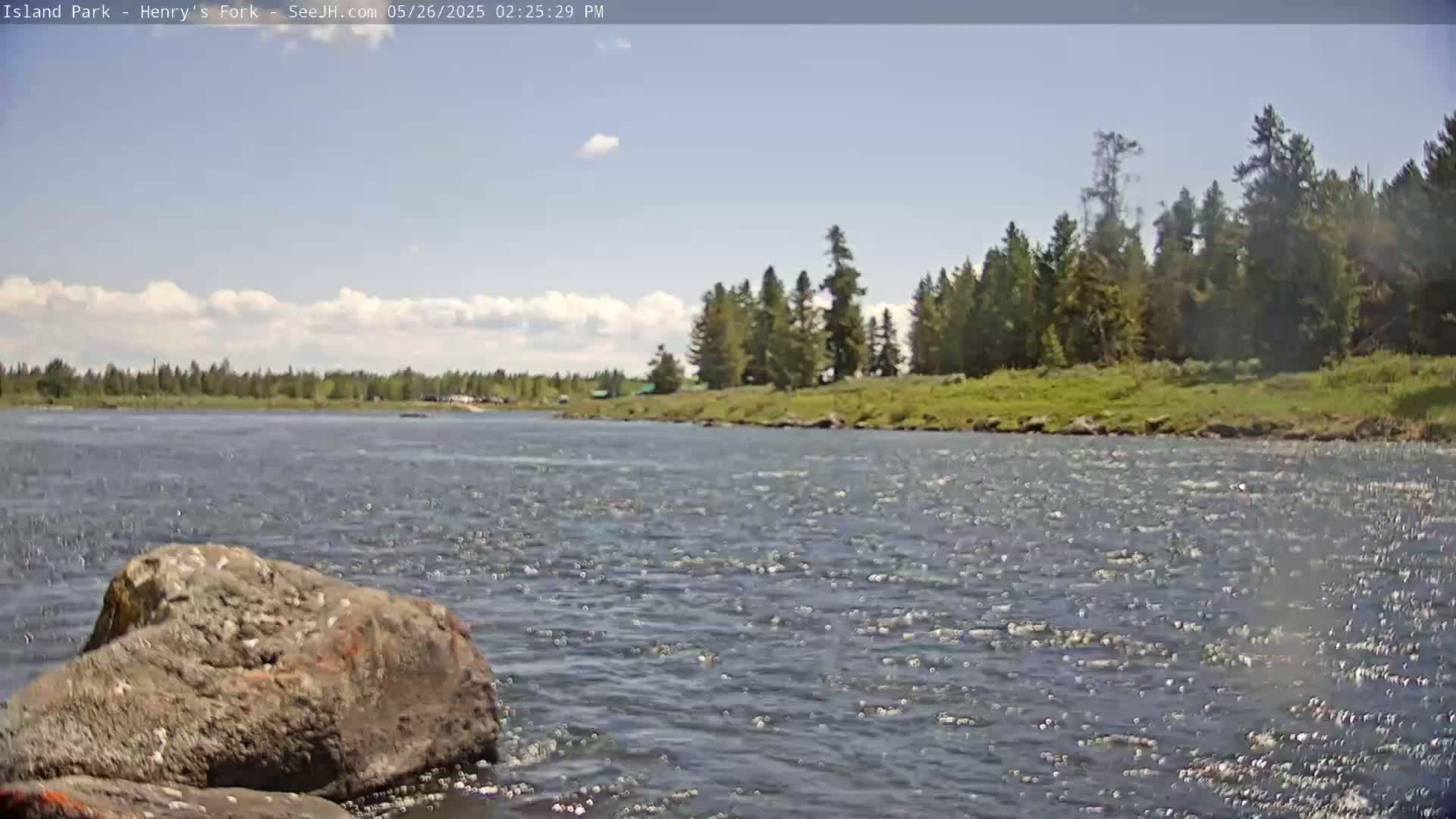 Henry's Fork River from Island Park Village  Live Cam - Island Park, Fremont, Idaho, USA
