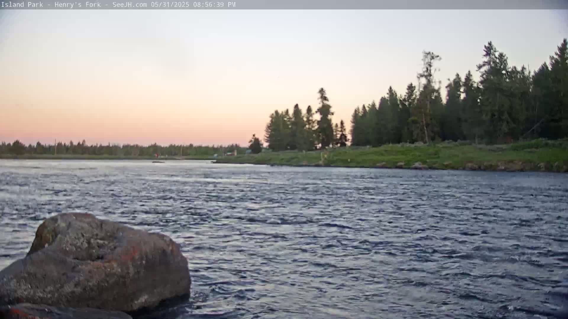 Henry's Fork River from Island Park Village  Live Cam - Island Park, Fremont, Idaho, USA