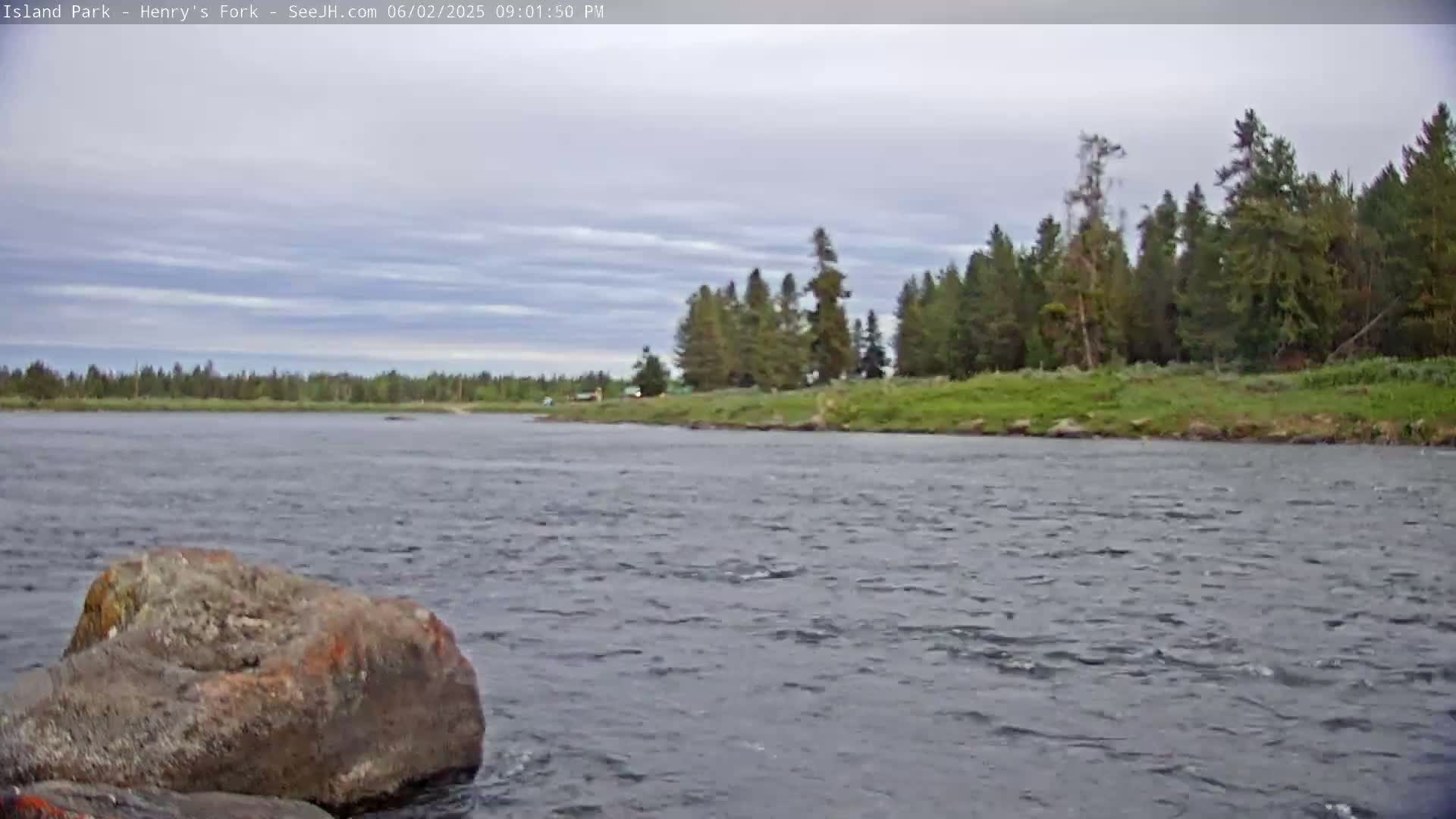Henry's Fork River from Island Park Village  Live Cam - Island Park, Fremont, Idaho, USA