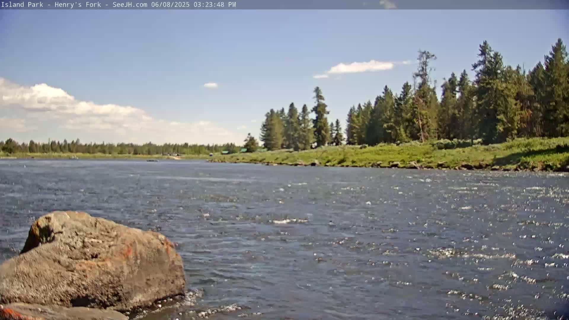 Henry's Fork River from Island Park Village  Live Cam - Island Park, Fremont, Idaho, USA