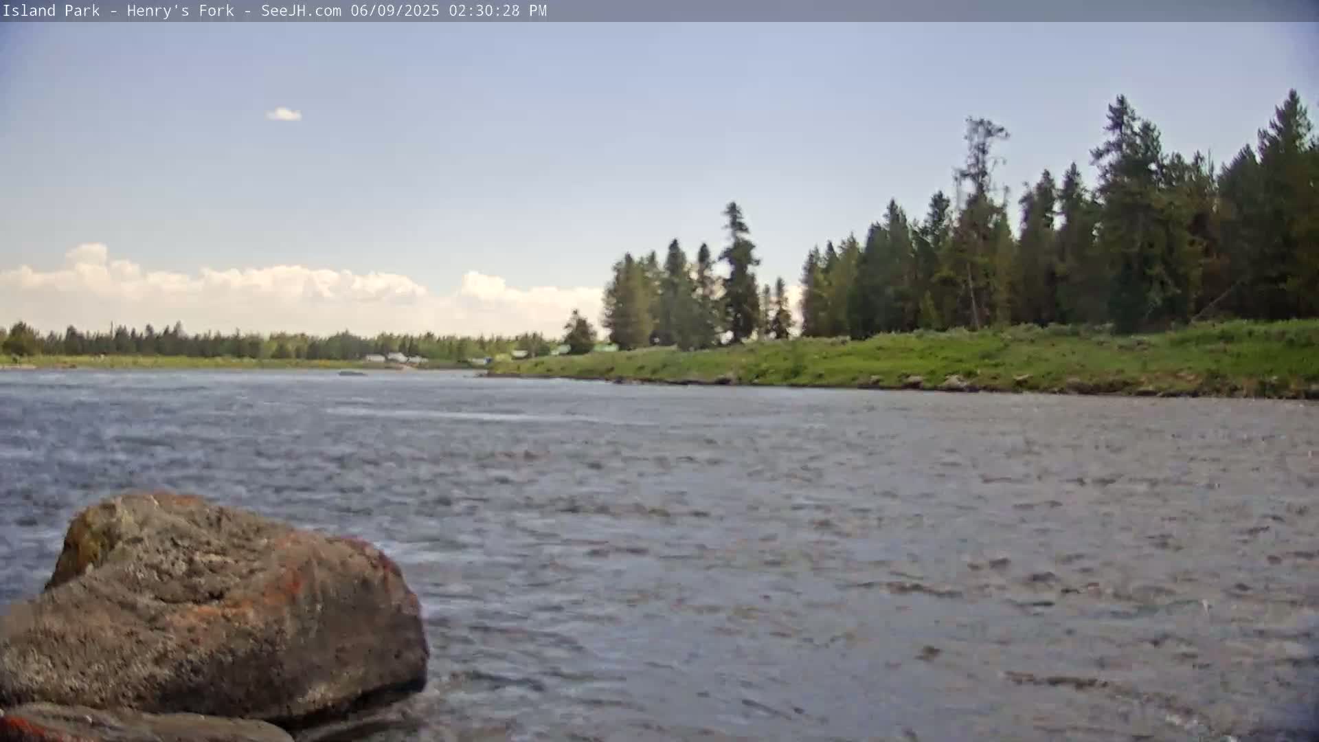 Henry's Fork River from Island Park Village  Live Cam - Island Park, Fremont, Idaho, USA