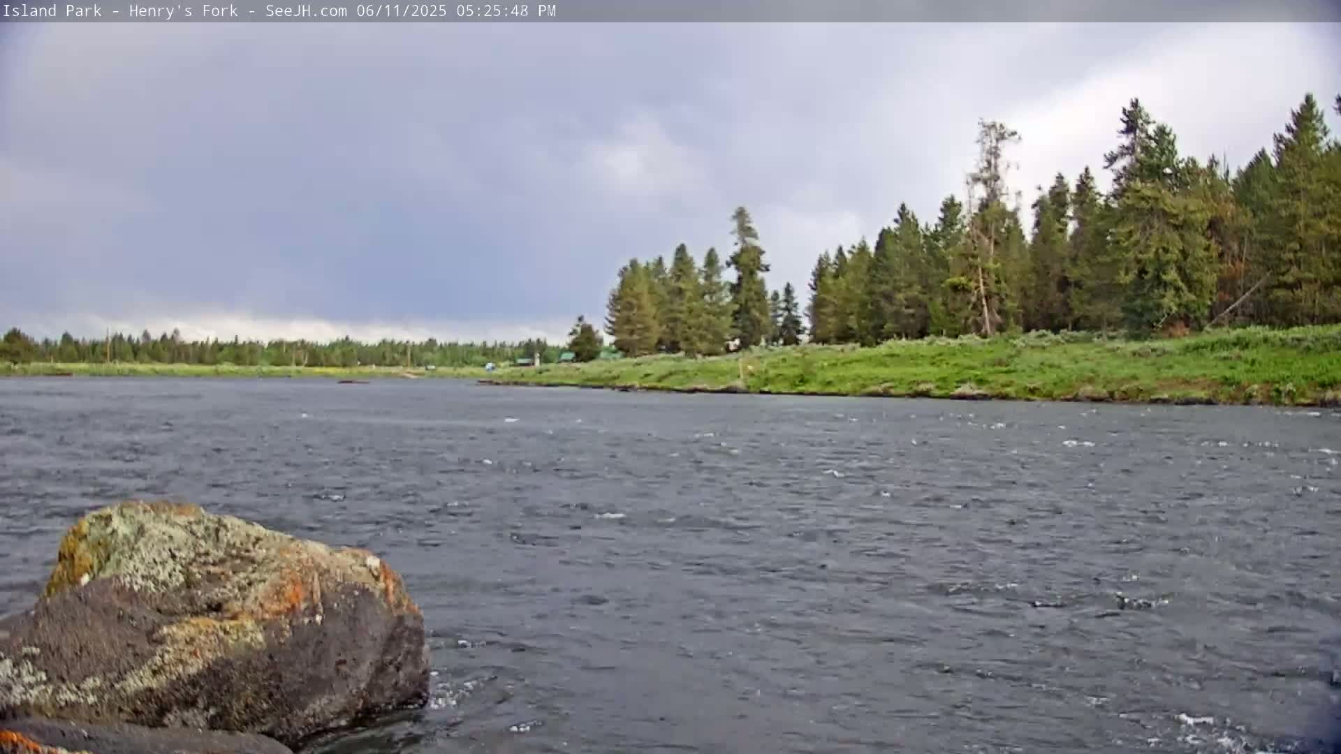 Henry's Fork River from Island Park Village  Live Cam - Island Park, Fremont, Idaho, USA