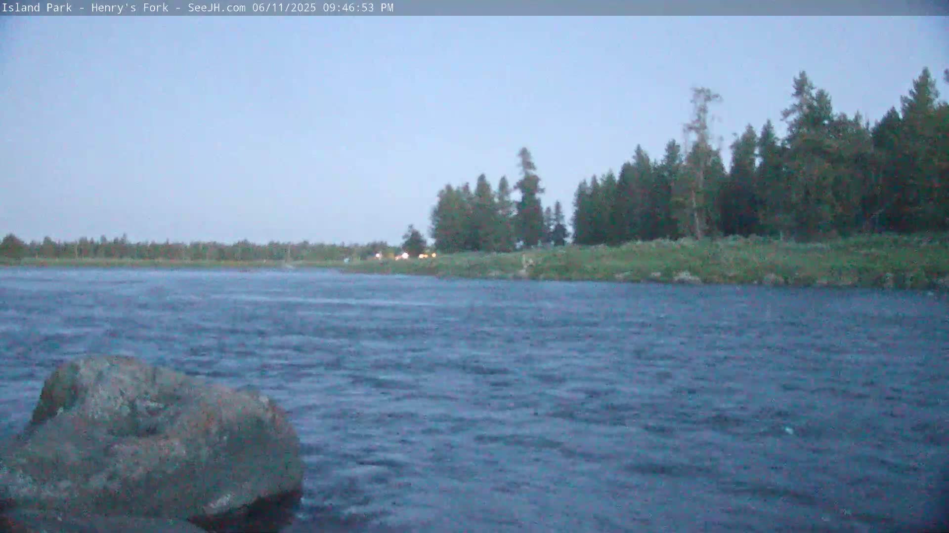 Henry's Fork River from Island Park Village  Live Cam - Island Park, Fremont, Idaho, USA