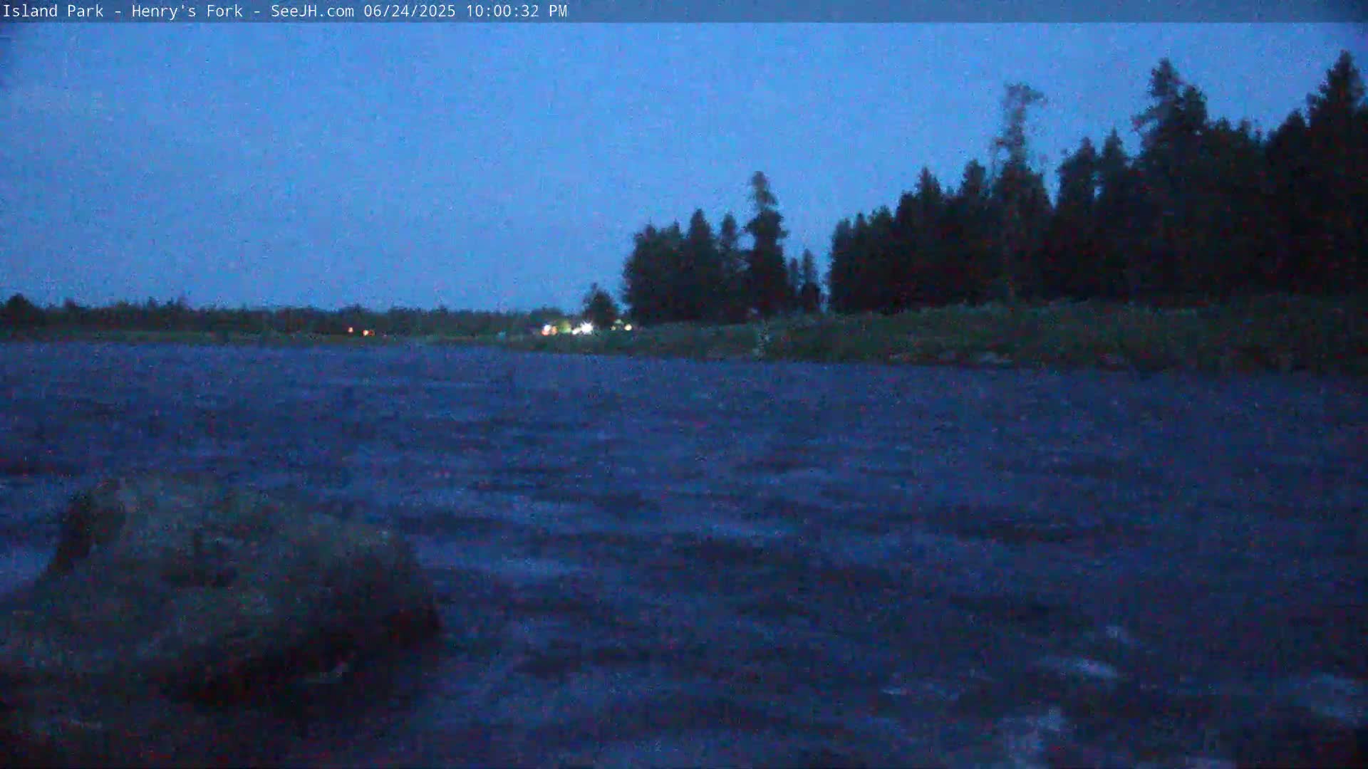 Henry's Fork River from Island Park Village  Live Cam - Island Park, Fremont, Idaho, USA