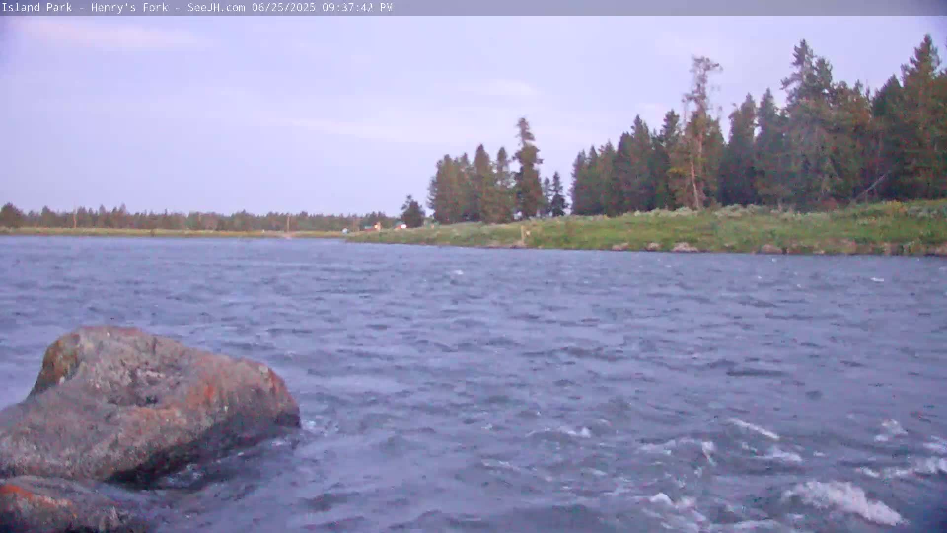 Henry's Fork River from Island Park Village  Live Cam - Island Park, Fremont, Idaho, USA