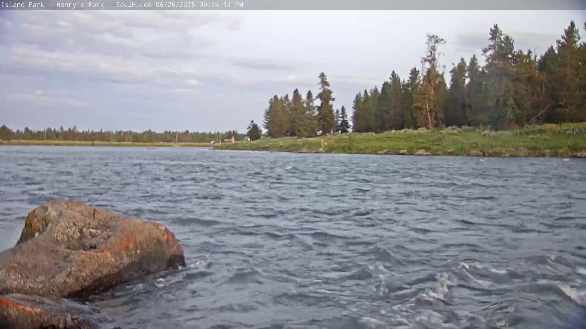 Henry's Fork River from Island Park Village  Live Cam - Island Park, Fremont, Idaho, USA