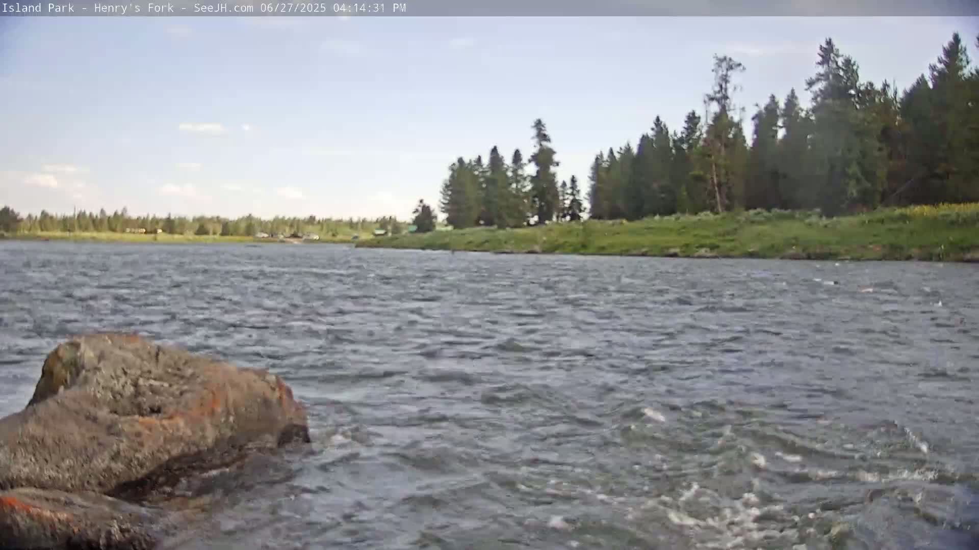 Henry's Fork River from Island Park Village  Live Cam - Island Park, Fremont, Idaho, USA