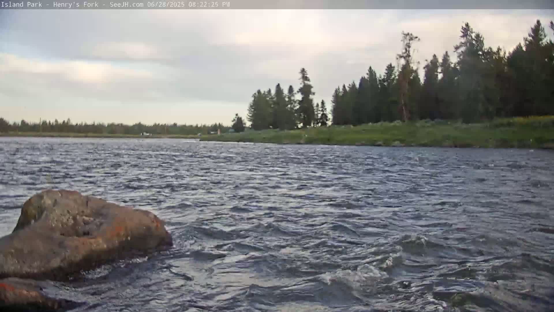 Henry's Fork River from Island Park Village  Live Cam - Island Park, Fremont, Idaho, USA